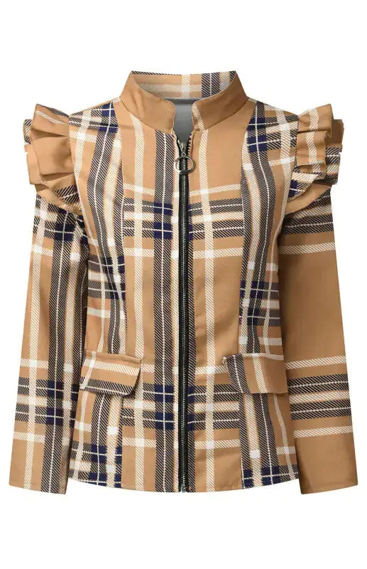 Long Sleeve Printed Coat - HCDSHOP