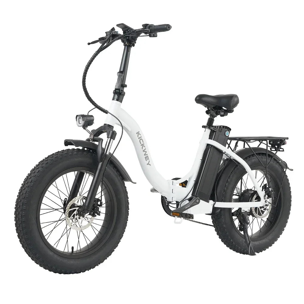 ebike  L20 1000W 48V 20AH Fatbike Folding Ebike 20 Inch MTB Snow Bike with  Battery 50KM/H Electric
